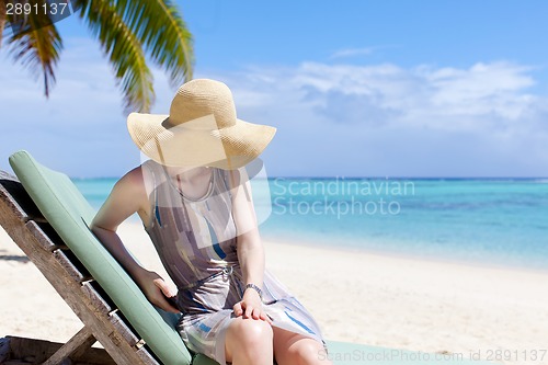 Image of woman at vacation