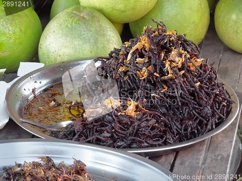Image of fried bird spiders
