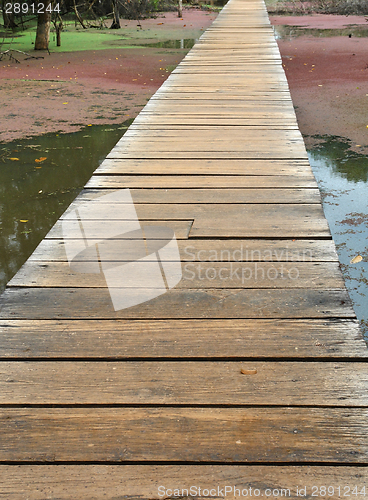 Image of wooden bridge