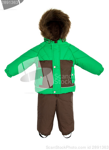 Image of Childrens snowsuit fall