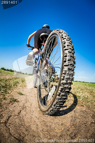 Image of Women on bike