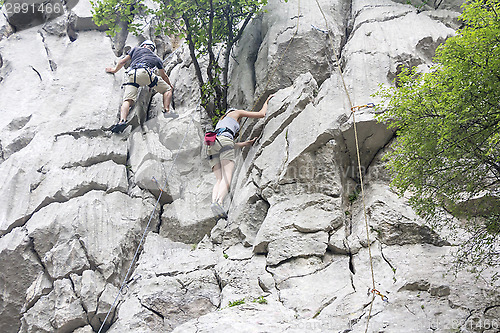 Image of Rock climbing