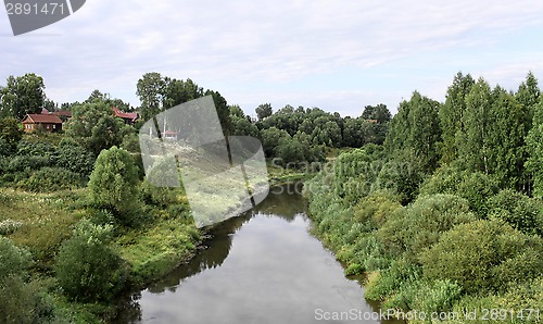 Image of  Rural river landscape