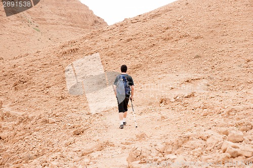 Image of Desert Canyon in Israel Dead Sea travel attraction for tourists