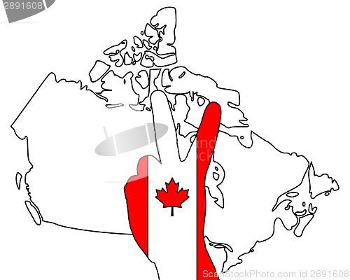 Image of Canadian hand signal