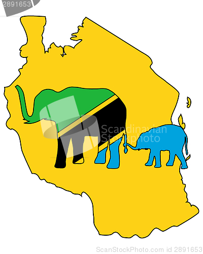 Image of Tanzania elephants