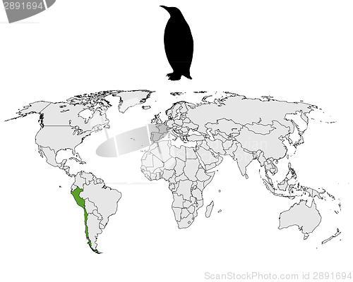 Image of Humboldt penguin range