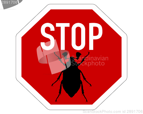 Image of Cockchafer traffic sign