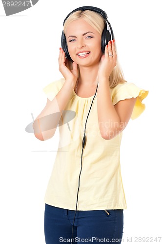 Image of Woman with headphones