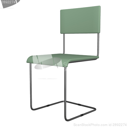 Image of School Chair on White