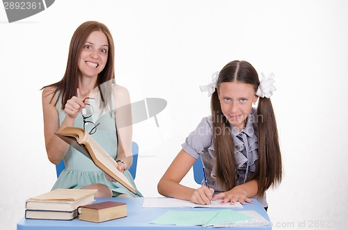 Image of The teacher is angry with student