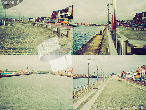 Image of Retro look Dublin Docks