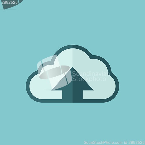 Image of Upload Flat Icon