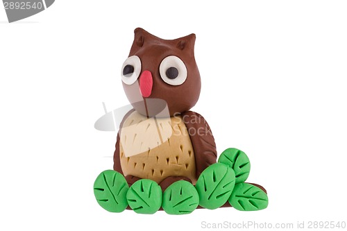 Image of Owl made of plasticine