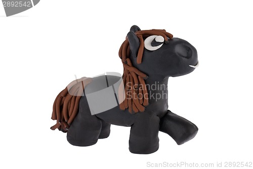 Image of Horse made of plasticine