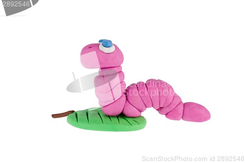 Image of Earthworm from plasticine
