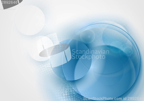 Image of Abstract bright blue background