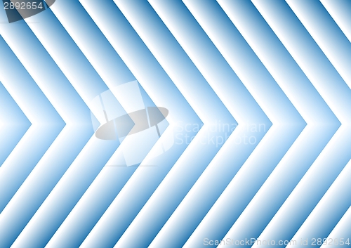 Image of Bright blue hi-tech arrows design
