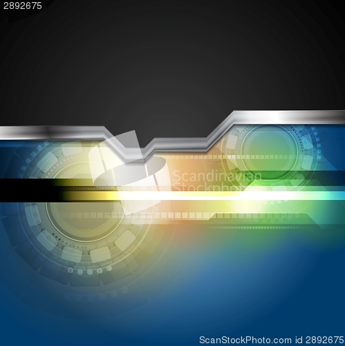 Image of Abstract hi-tech background