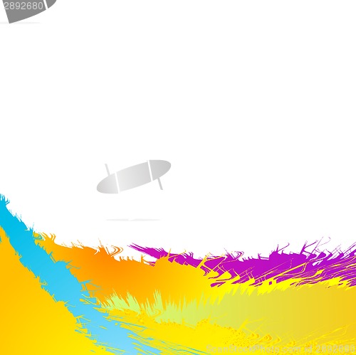Image of Colorful grunge splash background