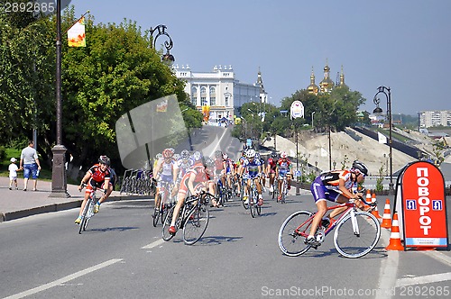 Image of Day of the athlete in Tyumen, 09.08.2014. Cycling.