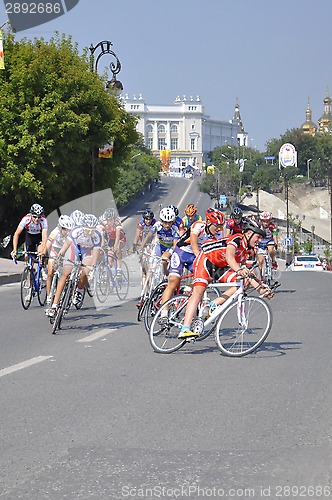 Image of Day of the athlete in Tyumen, 09.08.2014. Cycling.