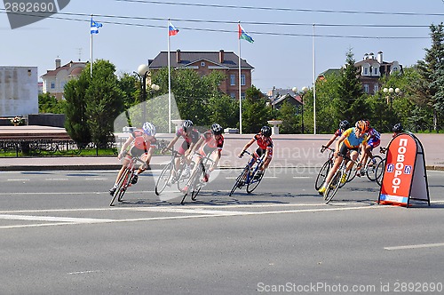 Image of Day of the athlete in Tyumen, 09.08.2014. Cycling.