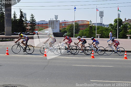 Image of Day of the athlete in Tyumen, 09.08.2014. Cycling.