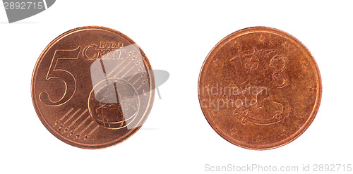 Image of 5 euro cent coin