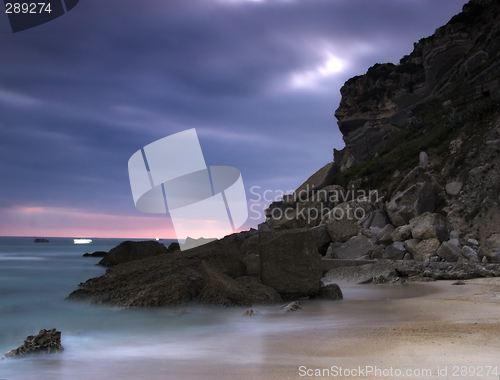 Image of Beach at Night