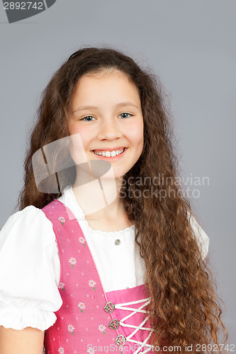 Image of traditional bavarian girl