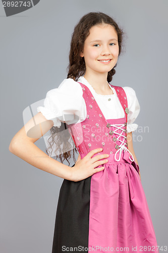 Image of traditional bavarian girl