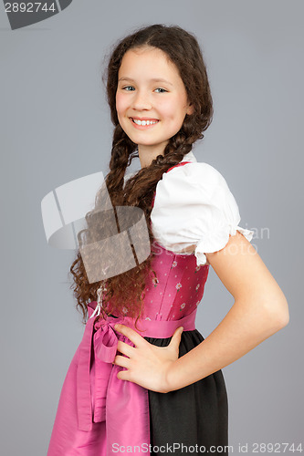 Image of traditional bavarian girl