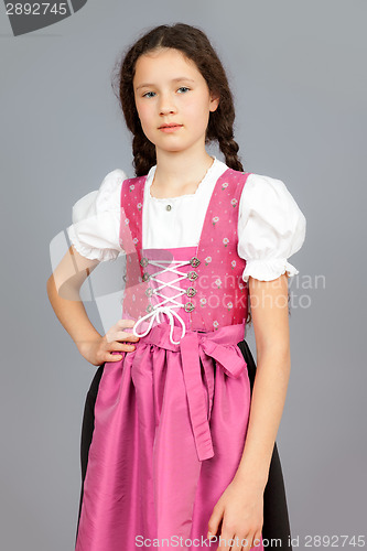 Image of traditional bavarian girl