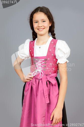 Image of traditional bavarian girl