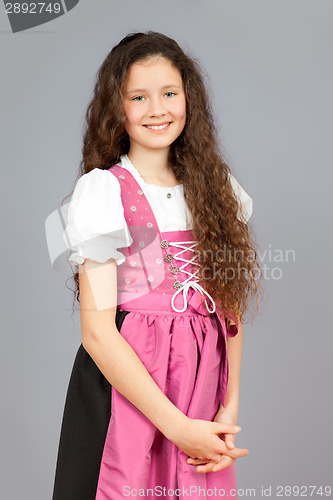 Image of traditional bavarian girl