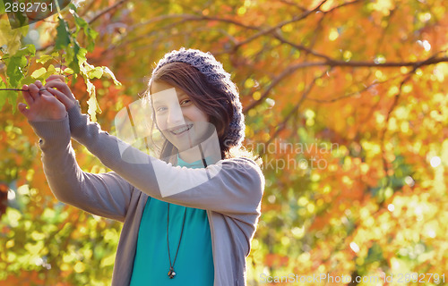 Image of portrait of beautiful teen 