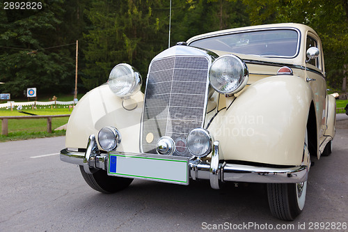 Image of Old vintage car.