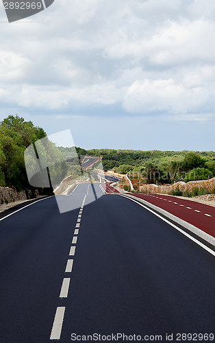 Image of Asphalt Winding Road