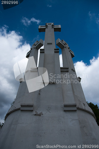 Image of Three crosses in Vilnius