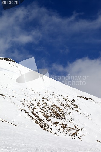 Image of Off-piste slope with stones