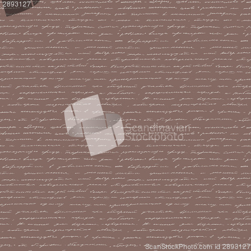 Image of Handwriting. Seamless vector background.