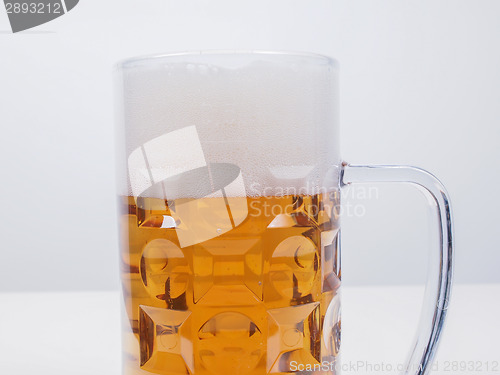 Image of Lager beer glass