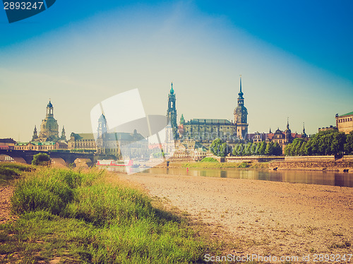 Image of Elbe river in Dresden