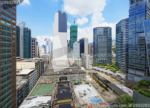 Image of office buildings at day, hongkong kwun tong 