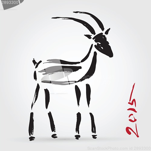Image of Goat 2015, New year Symbol.