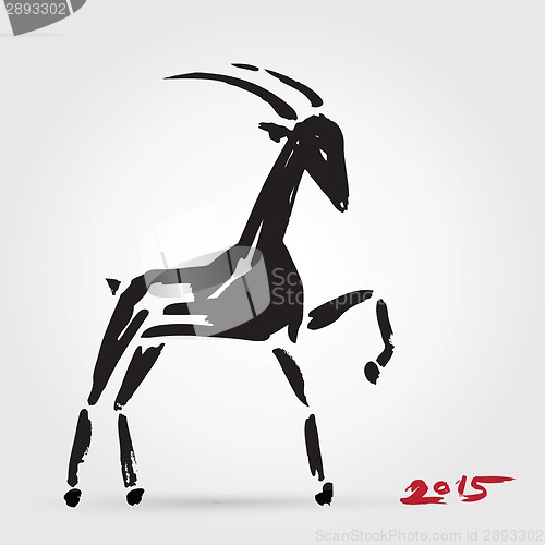 Image of Goat 2015, New year Symbol.