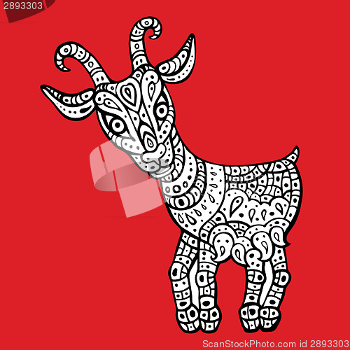 Image of Goat 2015. Symbol of the new year.