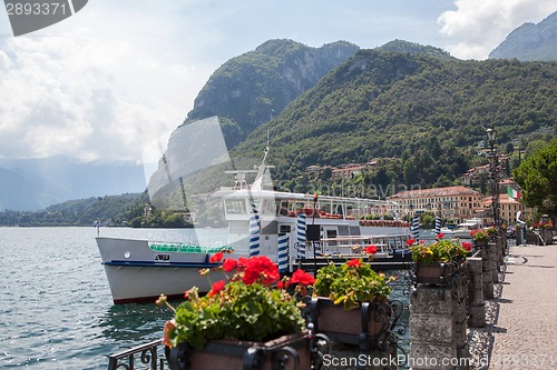 Image of Promenade in Menaggio on Como lake