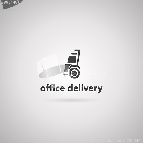 Image of Vector illustration with icon for alternative transport for office.